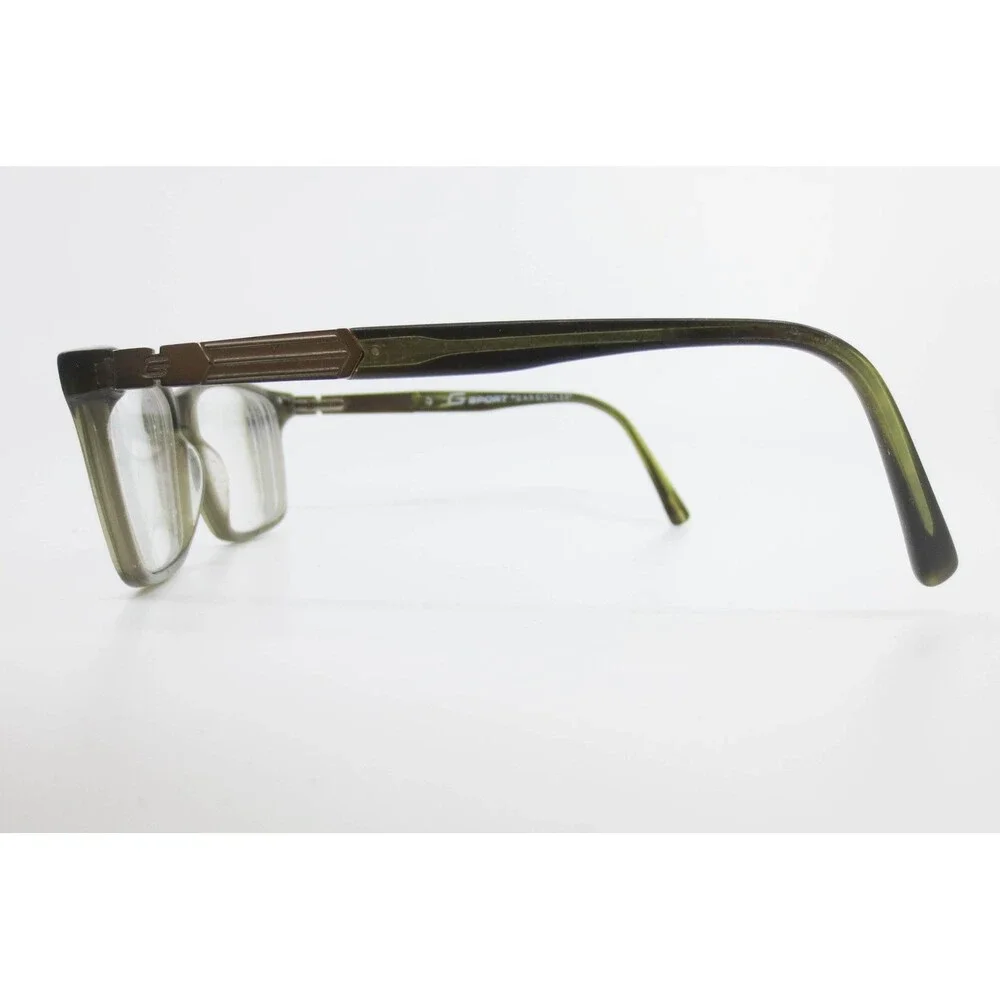 G Sport by Gargoyles Parameters Olive Green Rectangular Eyeglasses 56-17-140 OLV